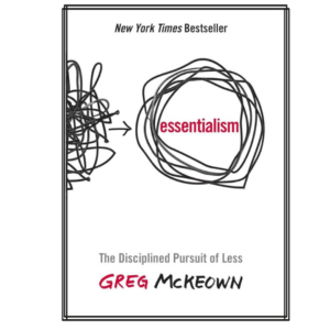 Cover of 'Essentialism' by Greg McKeown.